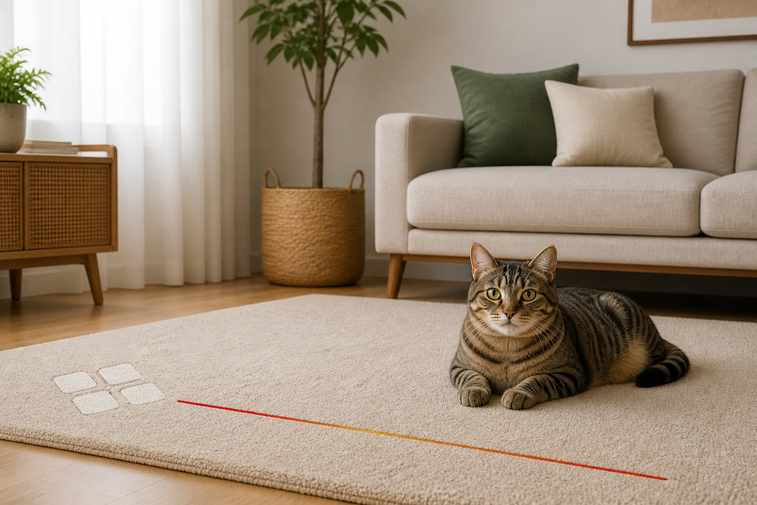Kedi olan evde hangi halı tercih edilmeli